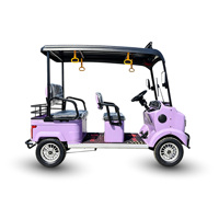 Voiturette de golf électrique Holladay 4 places 2000W pour parcs, stations balnéaires, communautés et sites touristiques, avec auvent, quadricycle électrique