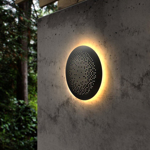 ไฟ LED ติดผนังกลางแจ้งสแตนเลสกันน้ำทันสมัยเรียบง่ายระเบียงลานวิลล่าโคมไฟ - Product Image 1