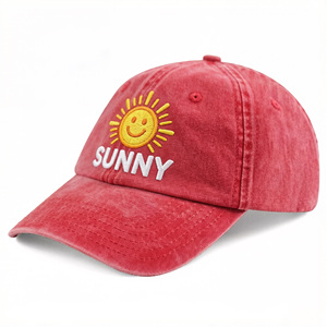 Casquette de baseball non structurée en coton 100% avec logo personnalisé brodé, visière incurvée de haute qualité HBA55, casquette simple - Product Image 5
