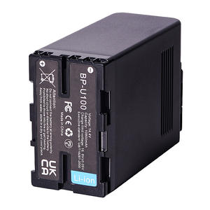 Pour <span class=keywords><strong>Sony</strong></span> Z280 <span class=keywords><strong>FS5</strong></span> FS7M2 Z190 FX6 double batterie d'appareil photo DTAP 14.4V 10800mAHh Batteries numériques BP-U100 - Product Image 1