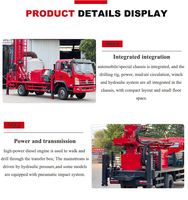 Machine de forage de puits d'eau montée sur camion, prix de la plateforme de forage de puits d'eau