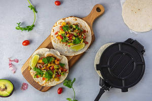 Чугунное антипригарное покрытие в традиционном стиле, пресс для приготовления чапати/Роти, необходимый инструмент для приготовления пищи в ресторане и выпечки - Product Image 5