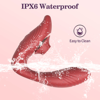 G-Punkt Klitoris Saugender Vibrator mit Flügelbewegung für Weibliche Masturbation, Vaginale Stimulation und Nippel-Klitoris-Stimulation