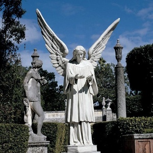 Estatua famosa <span class=keywords><strong>de</strong></span> bronce fundido <span class=keywords><strong>de</strong></span> metal para soldar, estatua <span class=keywords><strong>de</strong></span> hombre y Ángel alado para jardín - Product Image 5