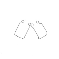 Formes de fil métallique personnalisées en acier inoxydable pour articles de papeterie et stylos à bille