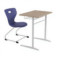 Dernière norme moderne ergonomique en bois salle de classe salle de formation étudiant étude bureau simple et chaise