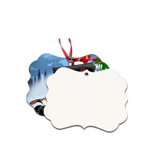 Ornement de Noël vierge à sublimation en bois MDF de forme <span class=keywords><strong>Benelux</strong></span> personnalisé - Product Image 1