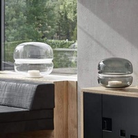 Lampe de table moderne espagnole de luxe en verre d'albâtre, lampe de bureau en marbre à intensité variable pour chambre à coucher hôtel villa salon alimentation secteur