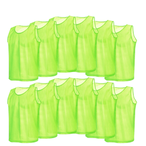 Maillots d'entraînement légers en mesh avec impression par sublimation personnalisée, gilets de scrimmage pour entraînements professionnels en club, service OEM - Product Image 1