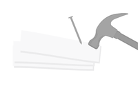 Étiquettes vierges personnalisées en aluminium 1*3-1/2 pouces à attacher avec bande supérieure détachable 500 pièces/boîte