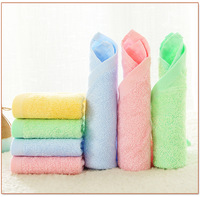 Hot Sale Colorful Soft Wholesale Cheap Natural Bamboo Fiber Newborn Washcloths Baby Face Wash Cloth Bamboo Towels