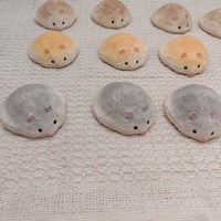 Ornement rustique en bois pour hamster, en tilleul, fait main, idéal pour la décoration de petites pièces, bureaux et postes de travail, cadeaux adorables, vente en gros