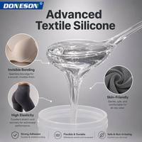 Adhésif textile en silicone liquide (LSR) respirant et écologique pour le collage de tissus de lingerie sans couture et de vêtements de yoga