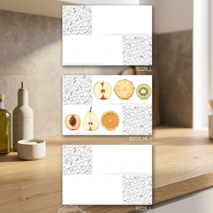 Azulejos de pared de cocina de cerámica moderna 300x450mm Azulejos de pared interior esmaltados digitales brillantes para baño y salón al por mayor - Product Image 2