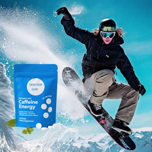 Gomme de caféine OEM Gommes à mâcher énergétiques L-théanine Soutien à la concentration énergétique Supplément nootropique pour la performance <span class=keywords><strong>cognitive</strong></span> du cerveau - Product Image 2