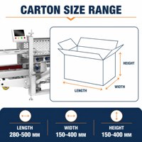 Máquina Automática para Formar Cajas de Cartón 220V 1PH 50Hz 2.5 kW para Líneas de Embalaje y Envío de Productos