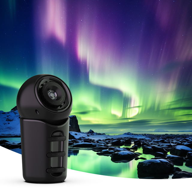 Mini Portable Abs Projector With Warm White Light For Outdoor Camping & Birthday Party Decor