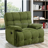 Fauteuil à bascule inclinable moderne de luxe, chaise longue, grand siège, canapé paresseux profond, fonction manuelle, salon nuage
