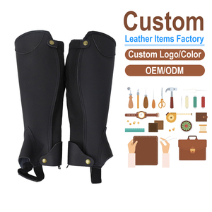Chaps d'équitation en microfibre, protège-jambes de confort pour l'équitation, usine OEM/ODM sur mesure, équipement équestre anti-frottement - Product Image 1