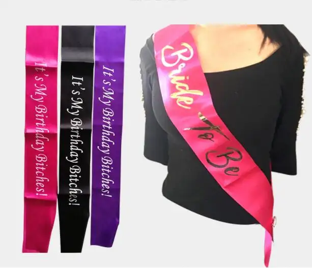 Cheap Bachelorette Party Supplies Hen Party Bride To Be Sashes