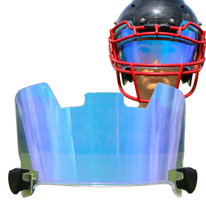 Custom Quick Clip Anti-Fog Voetbalvizier Jeugd & Volwassenen Sporthelm Vizier met PC Oogbescherming en Clips - Product Image 3