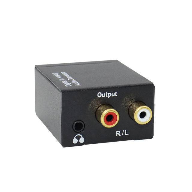 Digital to Analog Coaxial Optical Digital to Analog Audio Converter with 3.5mm hole