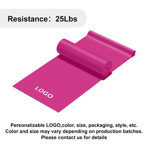 Bandas de Resistencia de Látex con Logotipo Personalizado, Banda Elástica Plana de Alta Elasticidad para Entrenamiento Físico - Product Image 6