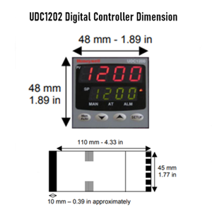ตัวควบคุมดิจิตอลอเนกประสงค์ UDC1200 และ UDC1700 พร้อมตัวควบคุมอเนกประสงค์ขนาด 1/16 DIN - Product Image 5