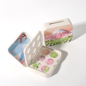 Paleta de Gel Pat Pat Vazia com 6 Compartimentos, com Rede de Almofada de Ar e Filme de Vedação, Caixa de Plástico ABS de 2g para Gel Ombre - Product Image 1