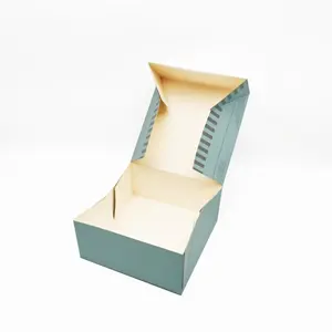 사용자 정의 로고 에코 푸드 테이크 멀리 음식 케이크 피자 피크닉 선물 포장을위한 종이 상자 접는 종이 상자