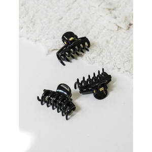 8 barattoli di capelli neri con la bocca elegante con artiglio per capelli per uno Styling elegante - Product Image 1