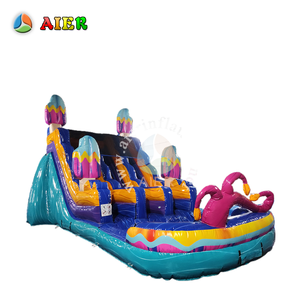 Château gonflable personnalisé et coloré avec toboggan, combo commercial Castillo Inflable Gonflable - Product Image 4
