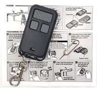 890MAX Mini télécommande à 3 boutons pour bouton d'apprentissage jaune violet orange rouge vert