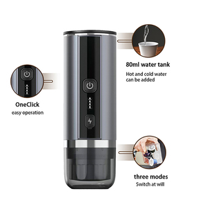Machine à café portable en acier inoxydable 3 en 1, 15 bars, auto-chauffante, pour expresso, pour les voyages - Product Image 5