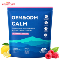 Poudre de boisson apaisante au glycinate de magnésium avec vitamine B12 et L-théanine pour l'équilibre de l'humeur et la gestion du stress chez les femmes et les hommes