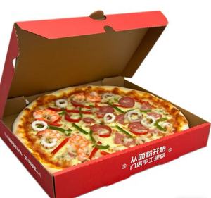 Scatole per <span class=keywords><strong>Pizza</strong></span> usa <span class=keywords><strong>e</strong></span> getta-robuste confezioni di cibo in cartone ondulato per pizze - Product Image 5