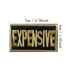 Hợp Thời Trang Phiên Bản Giới Hạn Thư Thêu Vá Tùy Chỉnh Nhà Sản Xuất Bán Buôn Sắt Trên Vá Cho Quần Áo - Product Image 2