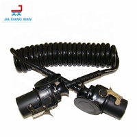 Nouveau câble d'extension EBS en spirale 24V à 7 conducteurs pour semi-remorque, cordon d'alimentation ABS 4,5M, vente chaude