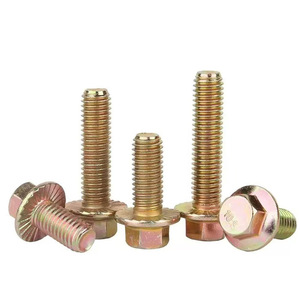 Chất lượng cao M6 M8  hình lục giác đầu mặt bích bu lông lớp 10.9 bu lông thích hợp cho kết nối cấu trúc của máy móc hạng nặng - Product Image 3