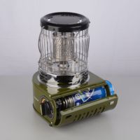 STARCAMP Chauffage et cuisinière au gaz butane portables pour le camping en plein air 2 en 1