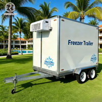 Remolque Refrigerado Portátil y Duradero para Alimentos Congelados, Cámara Frigorífica Comercial Móvil
