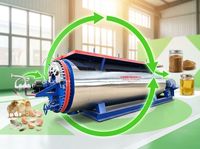Machine de rendu en lots CMJ-1.0T certifiée ISO14001 et ISO4500 avec contrôle des odeurs par pression négative hermétique pour substitut de farine de poisson