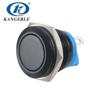 Interrupteur à bouton-poussoir momentané en acier inoxydable Chinakel 16 mm 12 V IP65 IK10 2A 1NO intelligent