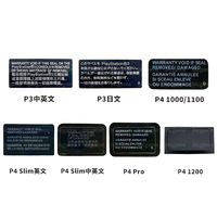 Autocollant d'étiquetage pour PS4/PS3/PS4 SLIm/PS4 Pro/PS4 1000/1100/1200, autocollant d'étiquetage pour console PS4, autocollant de coque, étiquettes de scellage