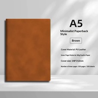 Carnet personnalisé en gros avec couverture en cuir épais de haute qualité, format A5, idéal pour les réunions d'affaires et de bureau