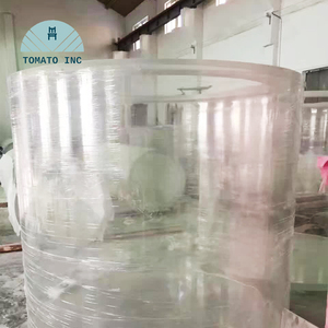 Aquarium cylindrique rond en acrylique TOMATO INC pour une décoration de thème océanique de luxe - Product Image 1