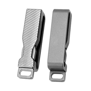 Hebilla de Cinturón de Aleación de Titanio para Exteriores, Hebilla de Cinturón Portátil de Aleación de Titanio, Clip de Cinturón de Aleación de Titanio para Hombre, OEM - Product Image 5