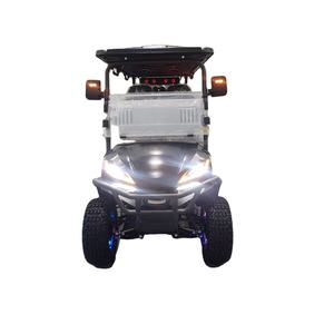 Voiturette de golf électrique tout-terrain 5-6 places avec éclairage LED, batterie au lithium, châssis en acier haute résistance surélevé, autonomie de 70-90 km - Product Image 1