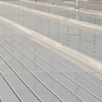 Système hydroponique de table de culture à flux et reflux, banc roulant en plastique ABS pour serres agricoles, fourni par l'usine