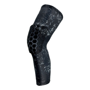 Genouillères de compression personnalisées YOUNGSON pour le basketball, genouillères antidérapantes en nid d'abeille pour les jeunes, les enfants et les garçons - Product Image 2